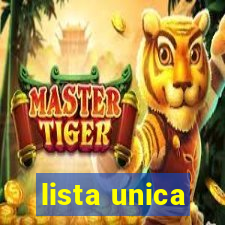 lista unica